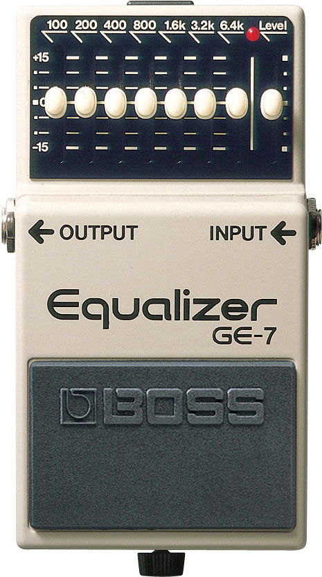 BOSS GE-7 7-BAND EQ Grafik Ekolayzer Pedalı