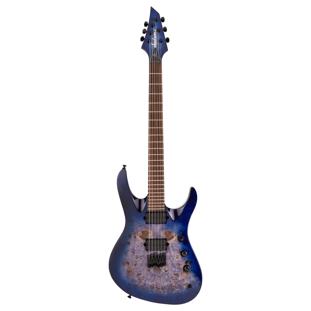 Jackson Pro Chris Broderick Soloist HT6P Laurel Klavye Transparent Blue Elektro Gitar