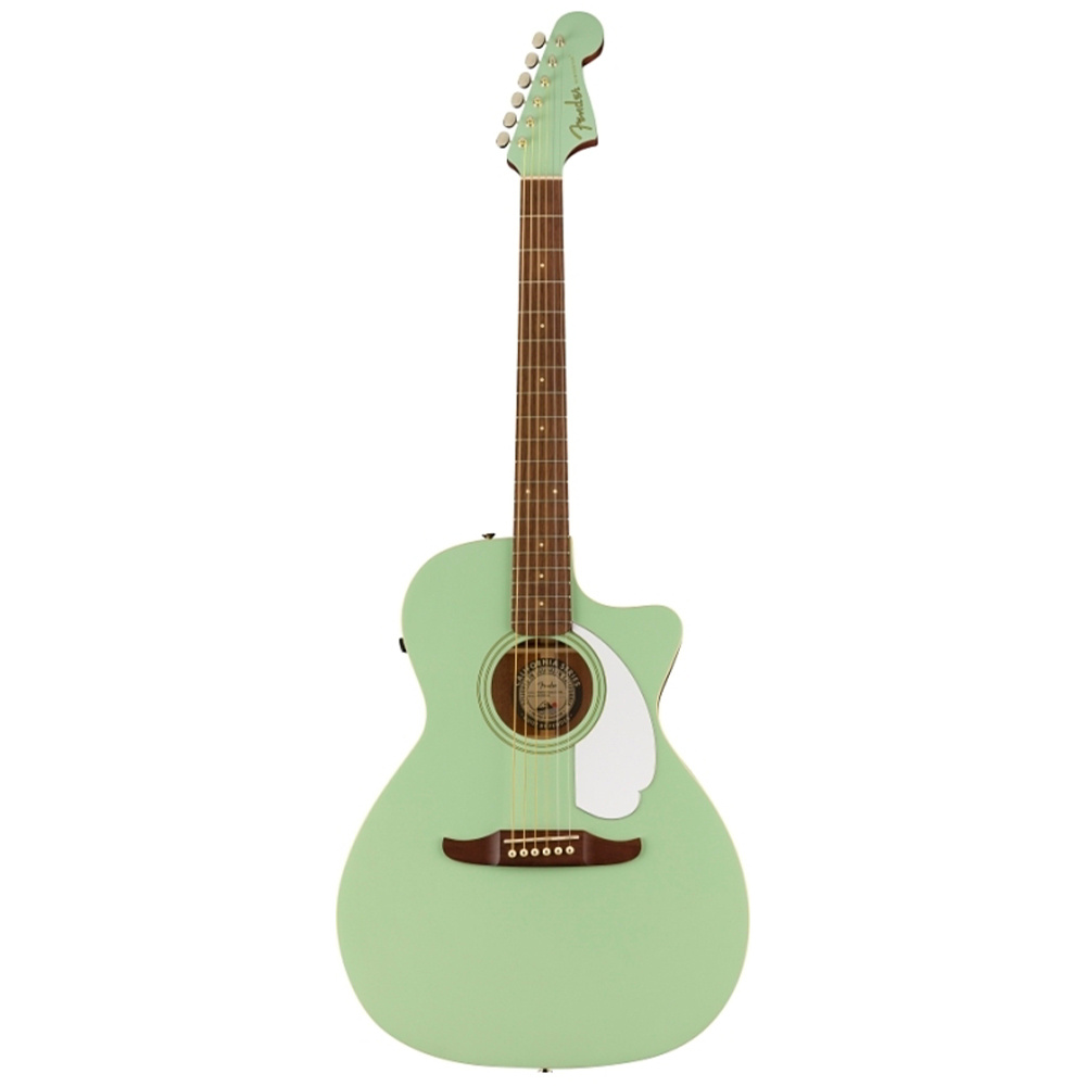 Fender Newporter Player Ceviz Klavye WPG Surf Green Elektro Akustik Gitar