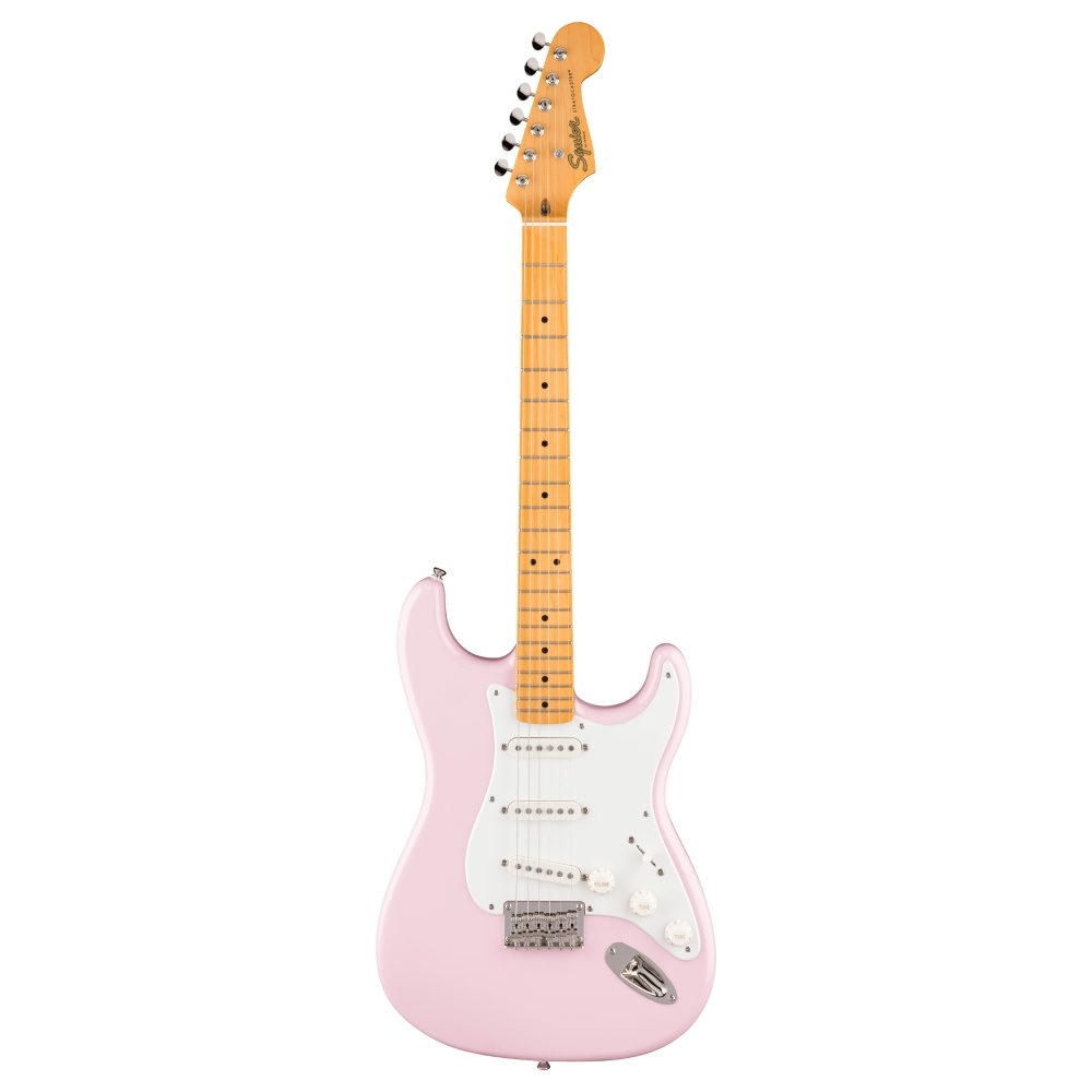 Squier Classic Vibe 50s Stratocaster Hard Tail Akçaağaç Klavye Shell Pink Elektro Gitar