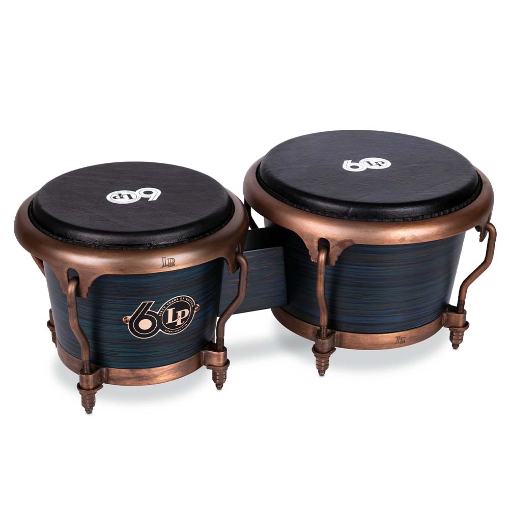 LATIN PERCUSSION LP200XF-60 CCII 7 14-8 5/8 Bongo FG Rustik BRZ