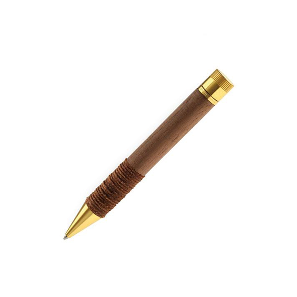 E + M Melange Tükenmez Kalem Ahşap Ceviz