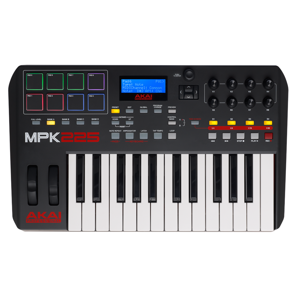 AKAI MPK225 / 25 Tuş MIDI Klavye
