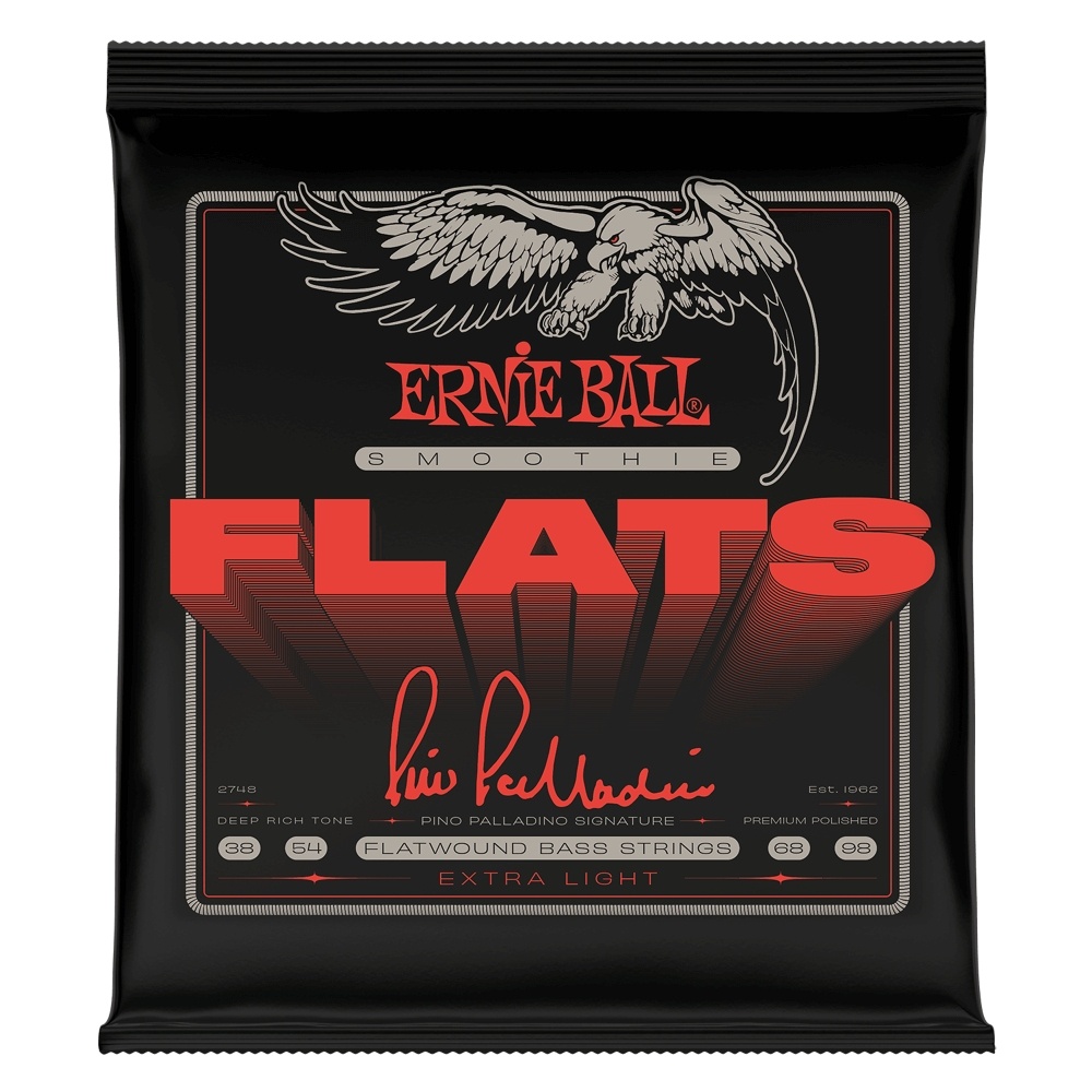 Ernie Ball Extra Light Pino Palladino Smoothie Flats 38-98 Bas Gitar Teli