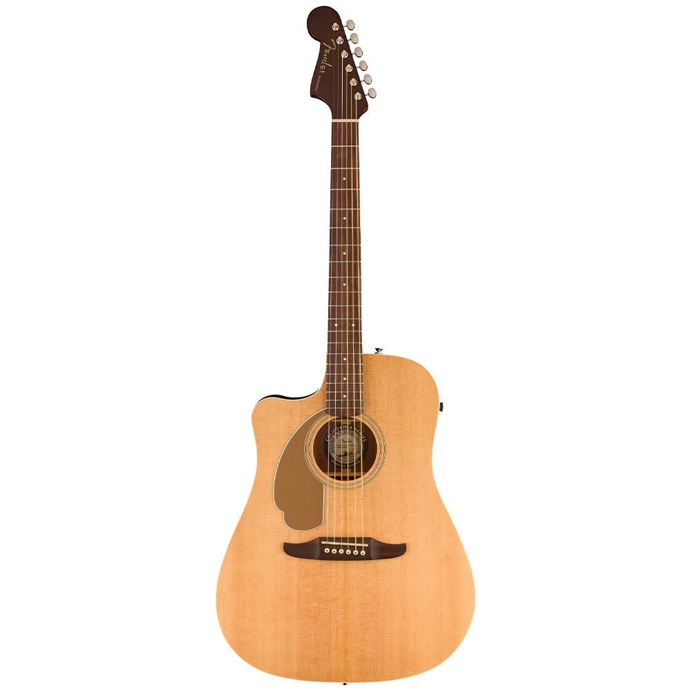 Fender Redondo Player Ceviz Klavye GPG Natural Solak Elektro Akustik Gitar