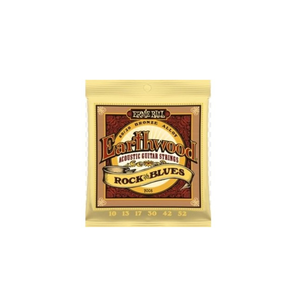 Ernie Ball P02008 Rock Blues 10-52 Akustik Gitar Teli