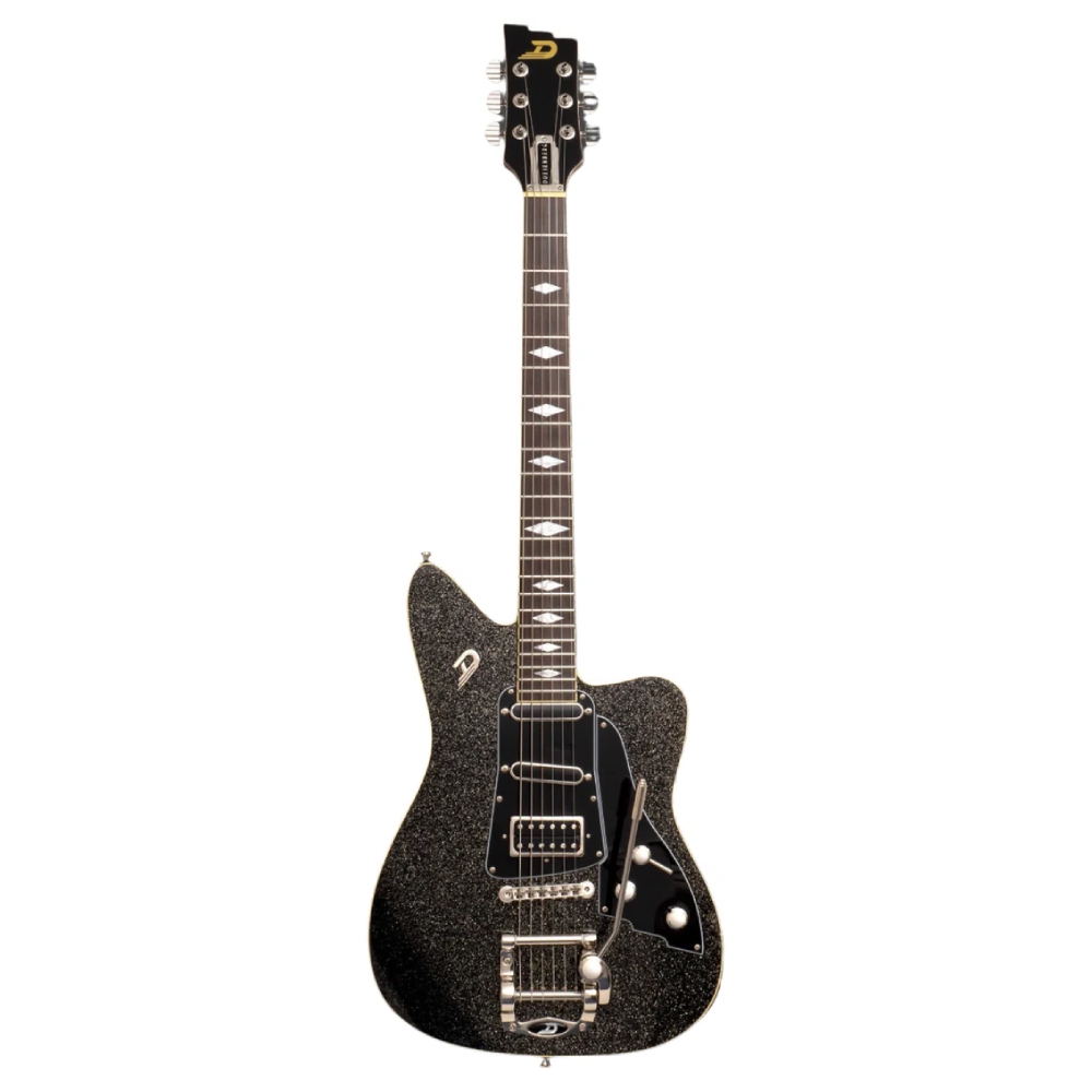 Duesenberg Paloma HS Black Sparkle Case Dahil Elektro Gitar