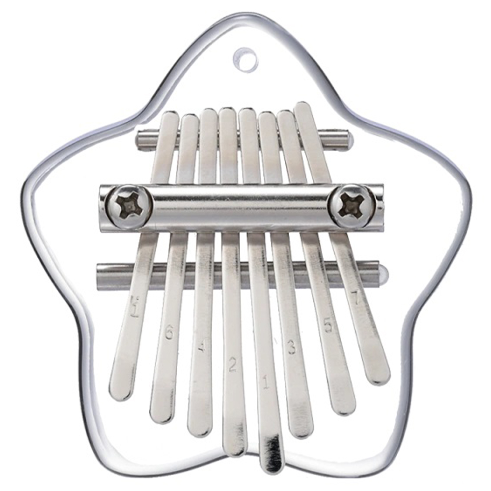 YOGIXO Mini Kalimba 8 Notalı - Akrilik Yıldız