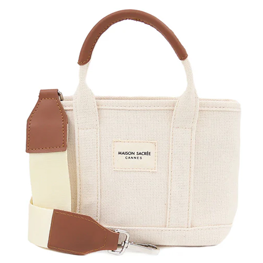 MAISON SACREE Miramar Bej Ekstra Mini Kol Çantası