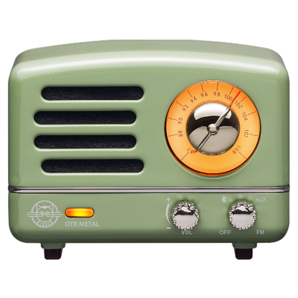 MUZEN OTR Metal - Green Type-C (Taşınabilir FM Radyolu Bluetooth Hoparlör)