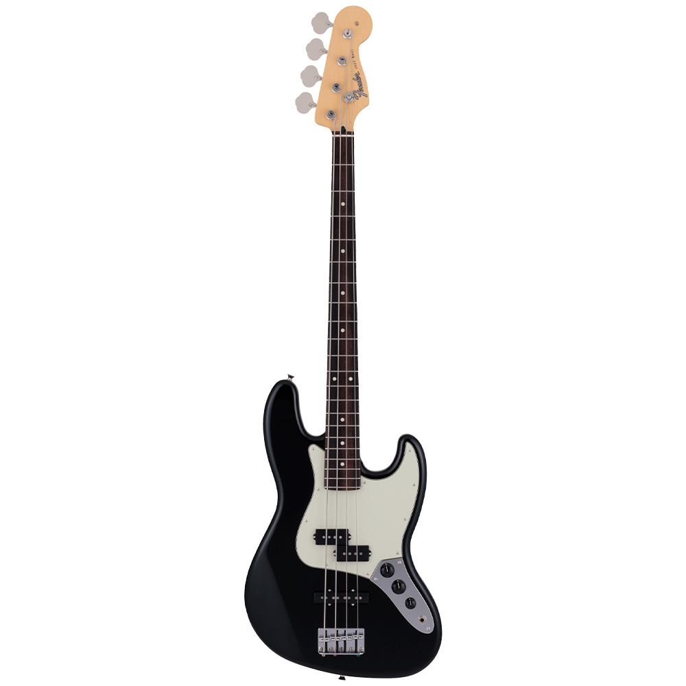 Fender 2024 Collection Made in Japan Hybrid II Jazz Bass PJ Siyah Bas Gitar (Gigbag Dahil)