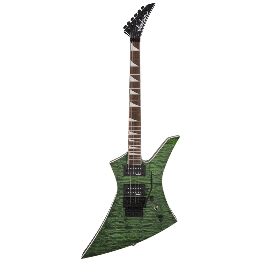 Jackson X Series Kelly KEXQ Laurel Klavye Transparent Green Elektro Gitar