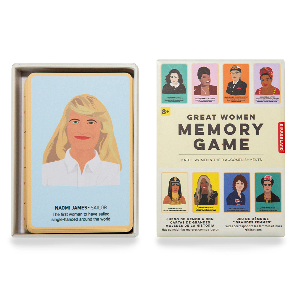 KIKKERLAND Matching Game İlham Veren Kadınlar Hafıza Kart Oyunu