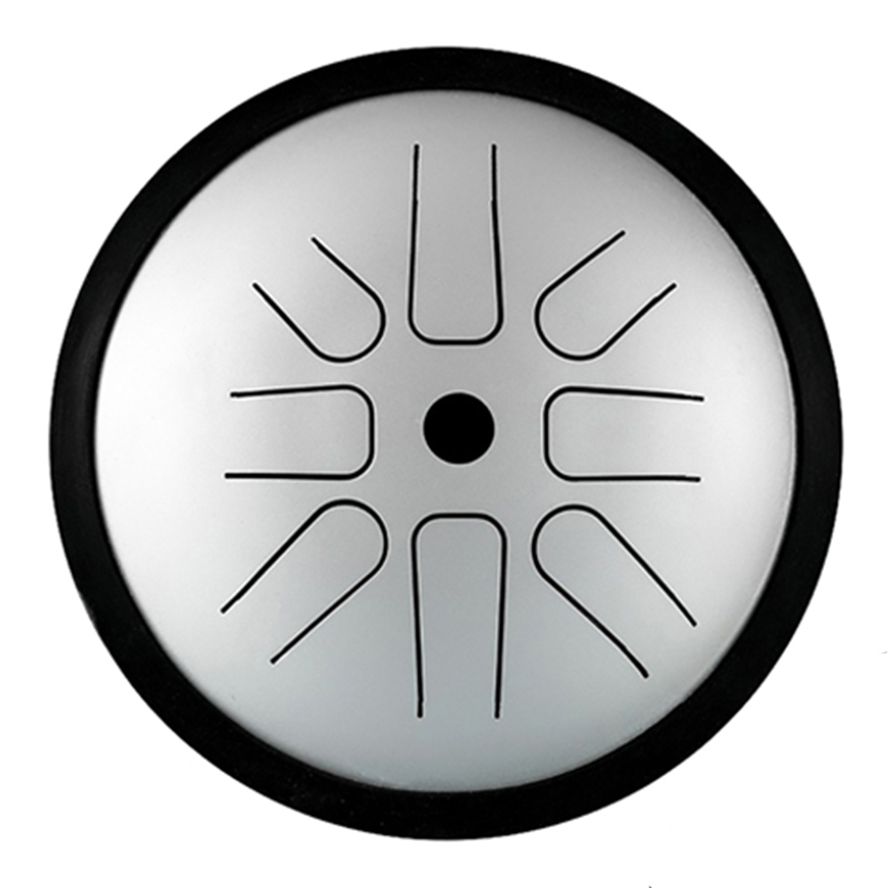 YOGIXO Tongue Drum 8 Notalı 6″ Gümüş Gri