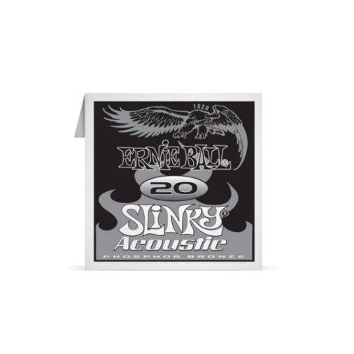 ERNIE BALL P01820 .020 Earthwood Fosfor Bronz Sargılı Akustik (Tek Tel)