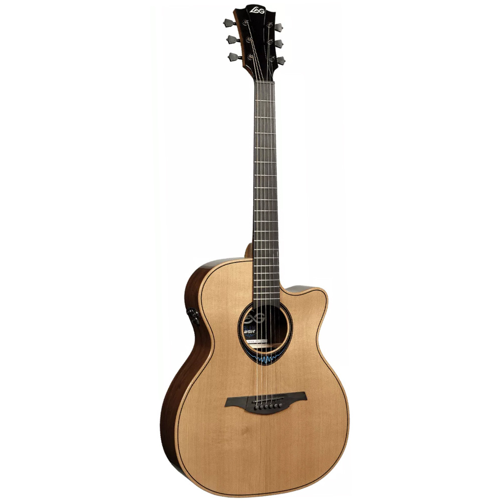 LAG GLH TBW2DCE BlueWave2 Natural Elektro Akustik Gitar