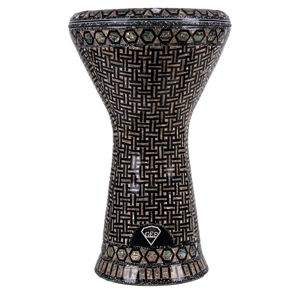 GEF ELFAN ADB23-6520WOODEN Kültürel Motifli Darbuka 23cm