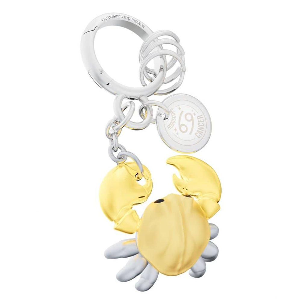 METALMORPHOSE Burç Koleksiyonu Yengeç Anahtarlık / Çanta