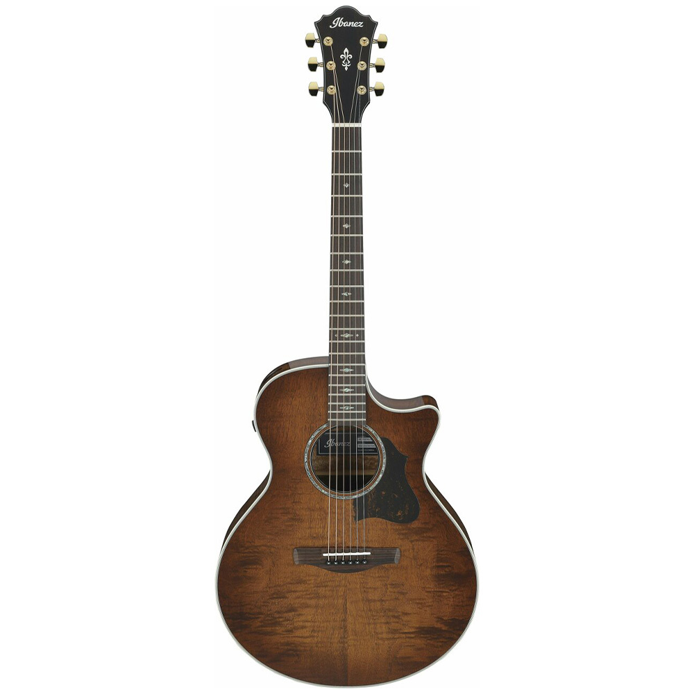 IBANEZ AE340FMH-MHS Mahogany Sunburst Elektro Akustik Gitar