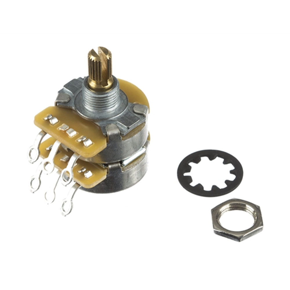 Fender Dual 500K/250K Split Shaft Potansiyometre Yedek Parça