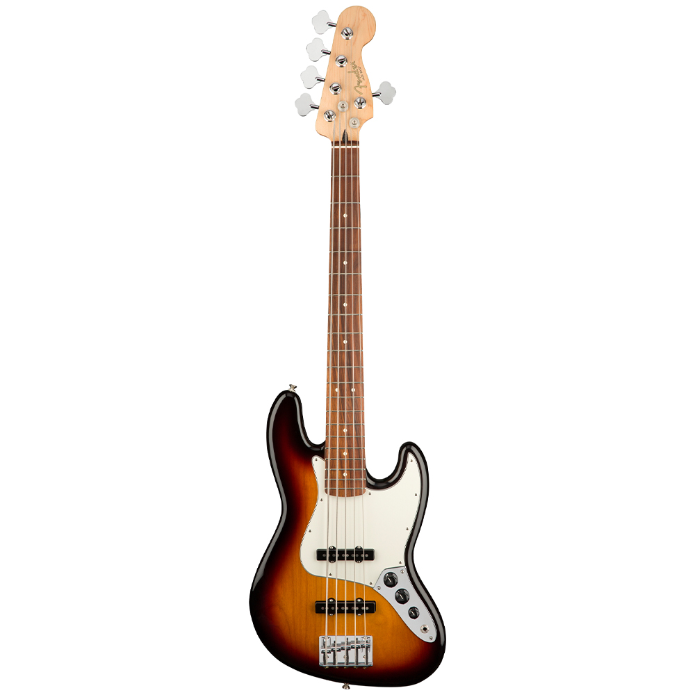 Fender Player Jazz Bass V Pau Ferro Klavye 3-Color Sunburst 5 Telli Bas Gitar