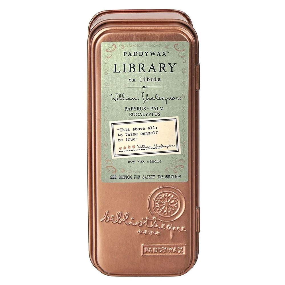 PADDYWAX Library Metal Kutu Mum William Shakespeare 56 gr