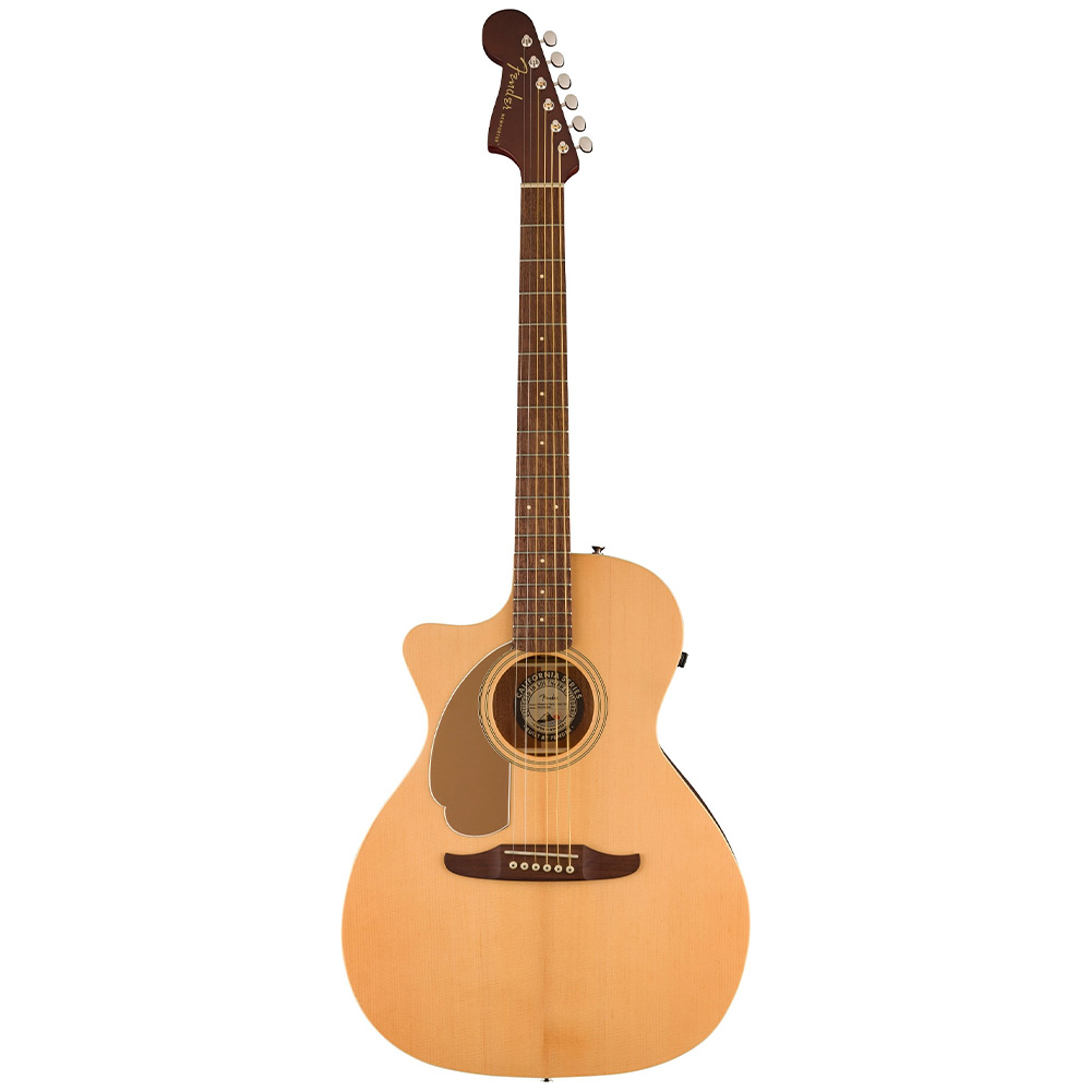 Fender Newporter Player LH Ceviz Klavye GPG Natural Solak Elektro Akustik Gitar