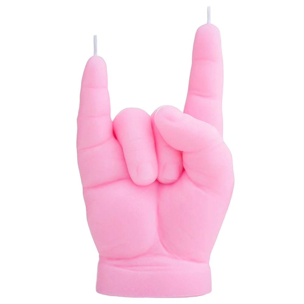 CANDLE HAND Baby You Rock Mum Pembe