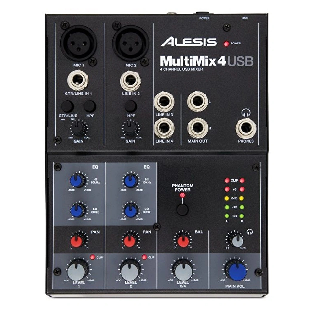 Alesis MultiMix 4 USB Mixer