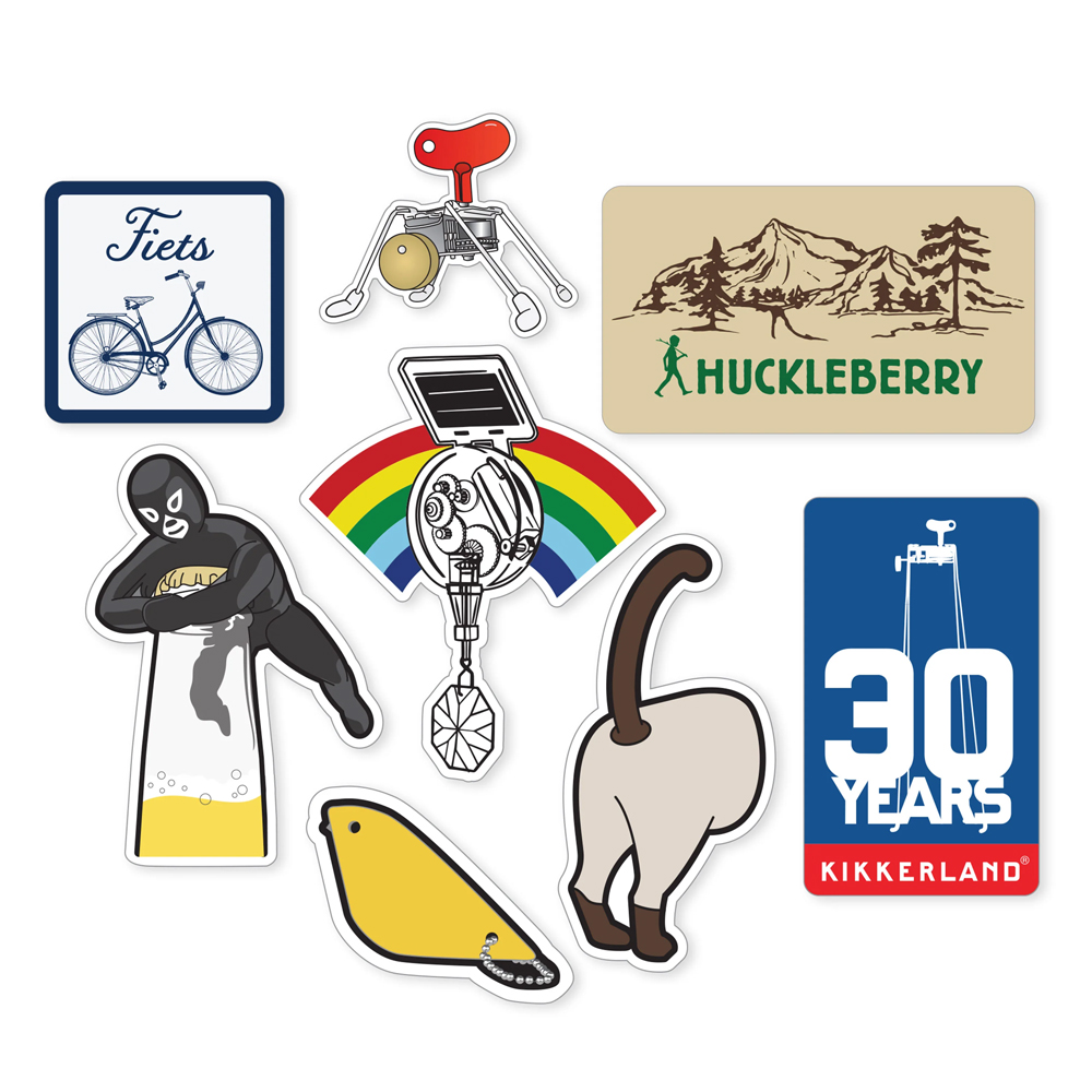 KIKKERLAND Stickers Asst 2