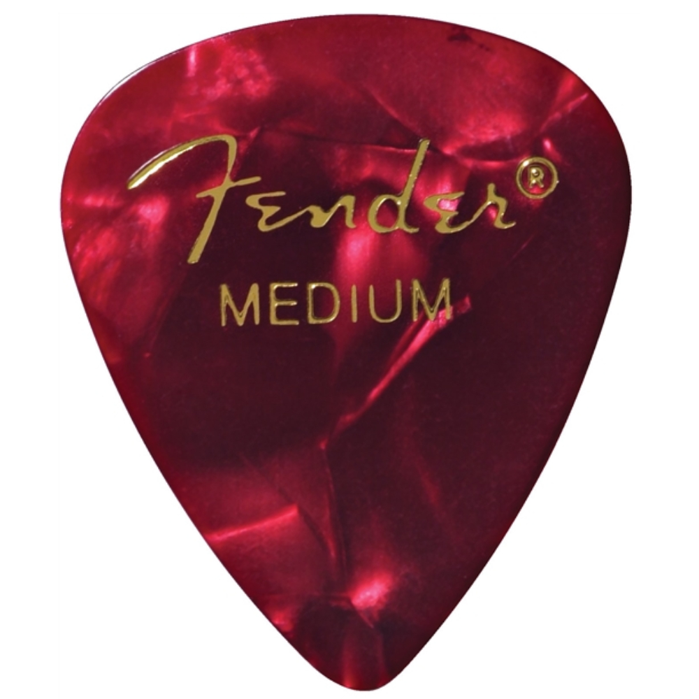 Fender Premium 351 Shape Medium Red Moto Pena (12 Adet)