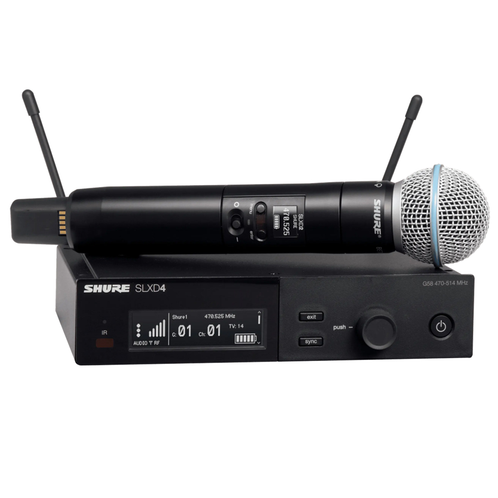 Shure SLXD24E/B58 Telsiz Mikrofon Seti