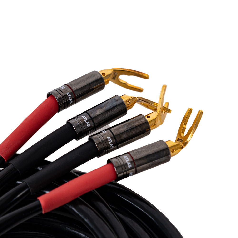 Atlas Cable Hyper 3.5 Bi Wire 2-4 Transpose Spade Gold 2m Hoparlör Kablosu