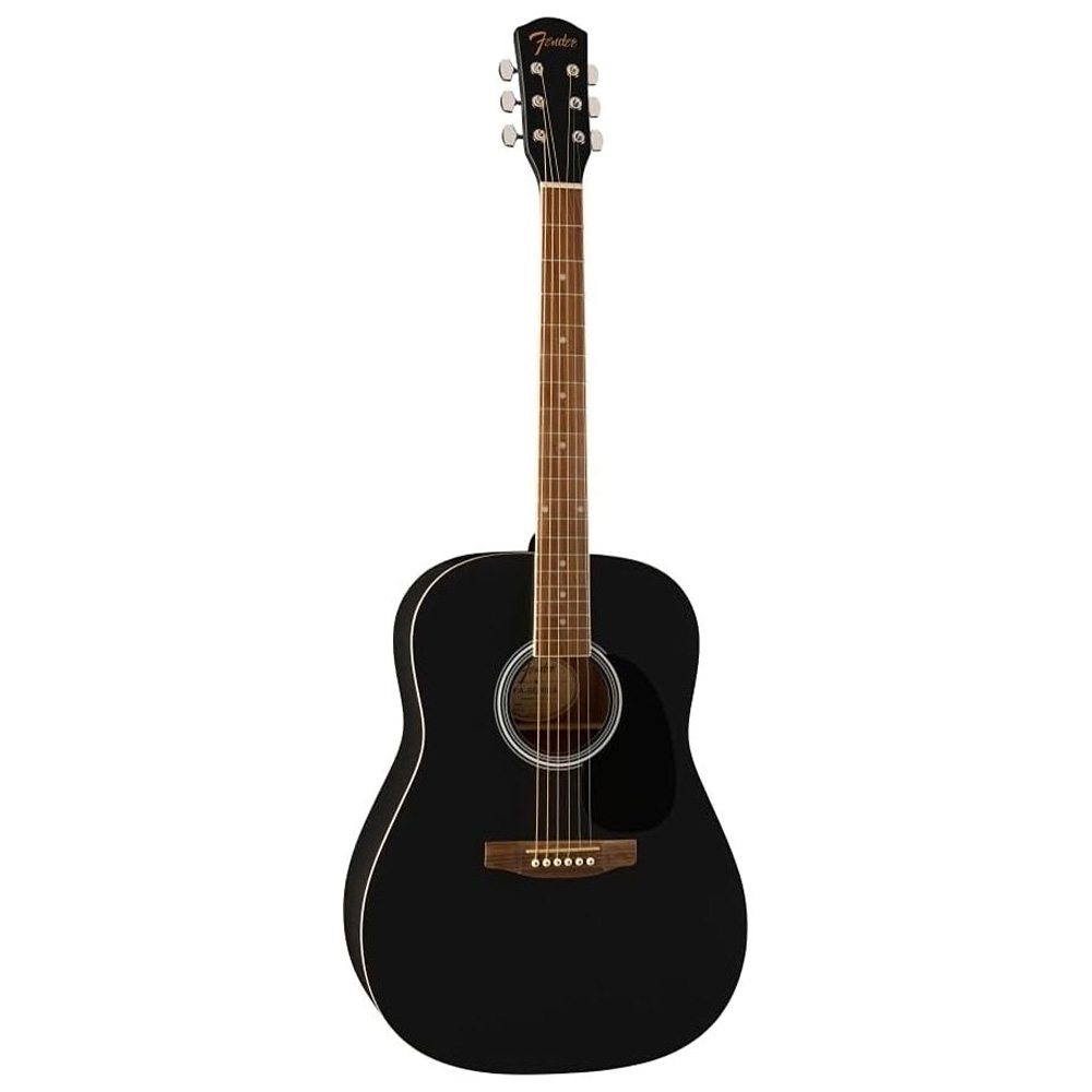 Fender FA-25 Dreadnought Ceviz Klavye Siyah Akustik Gitar