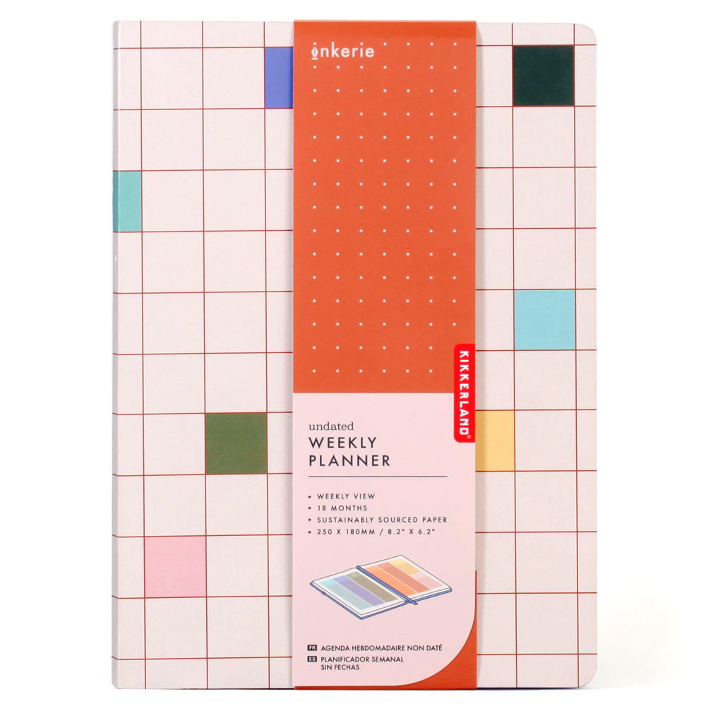 KIKKERLAND Tarihsiz Haftalık Planlayıcı Defter