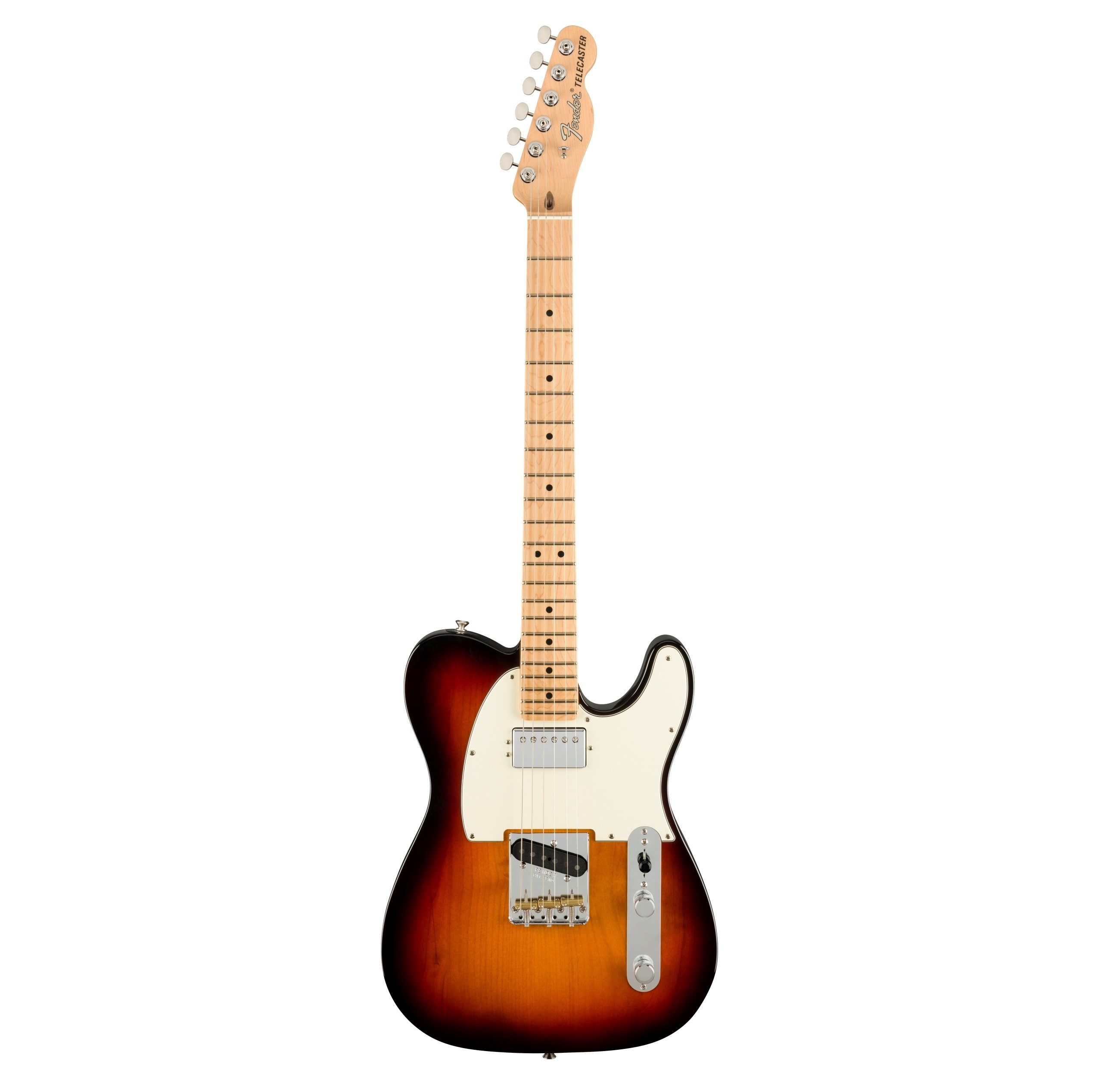 Fender American Performer Telecaster Humbucker Akçağaç Klavye 3 Tone Sunburst Elektro Gitar