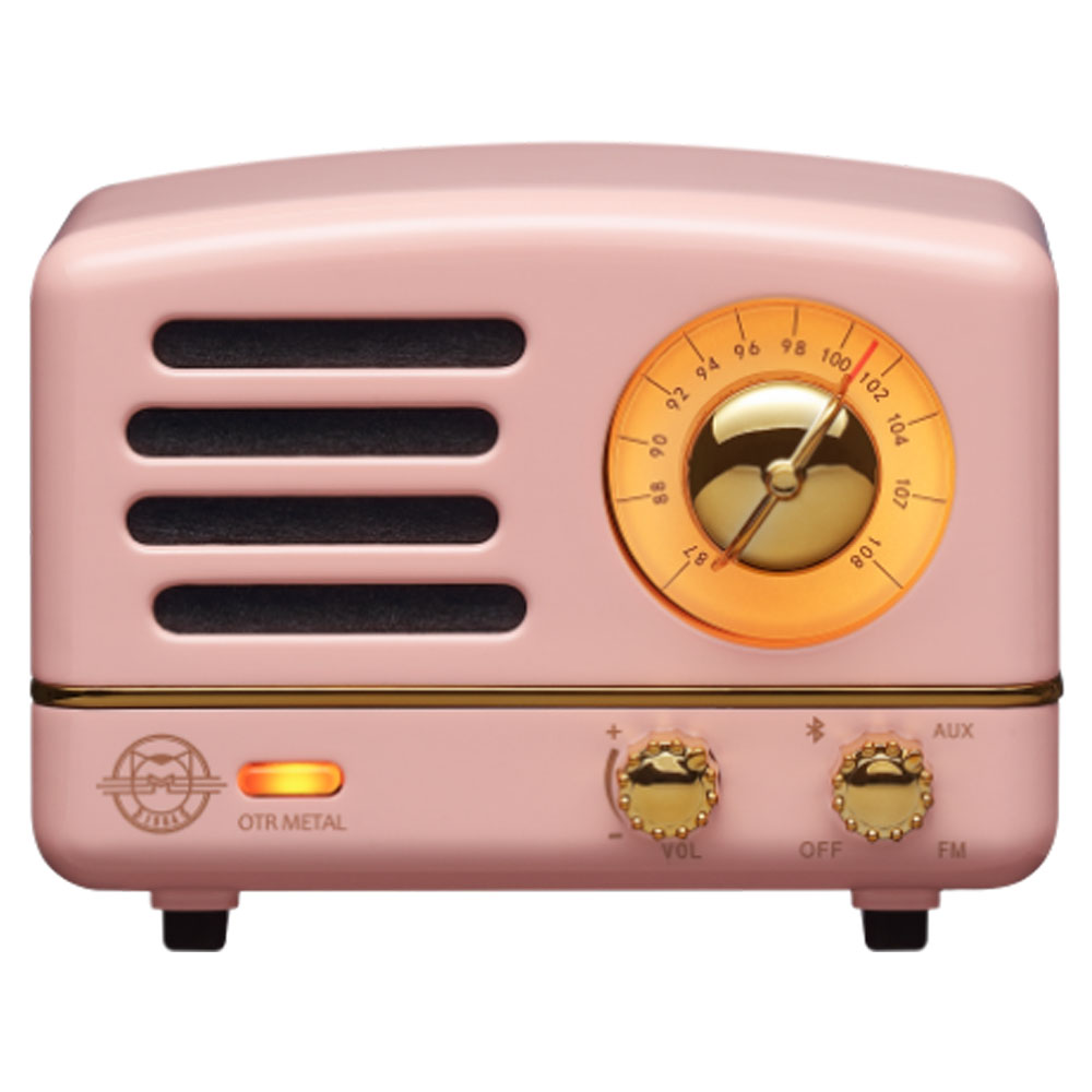 MUZEN OTR Metal - Pink Type-C (Taşınabilir FM Radyolu Bluetooth Hoparlör)