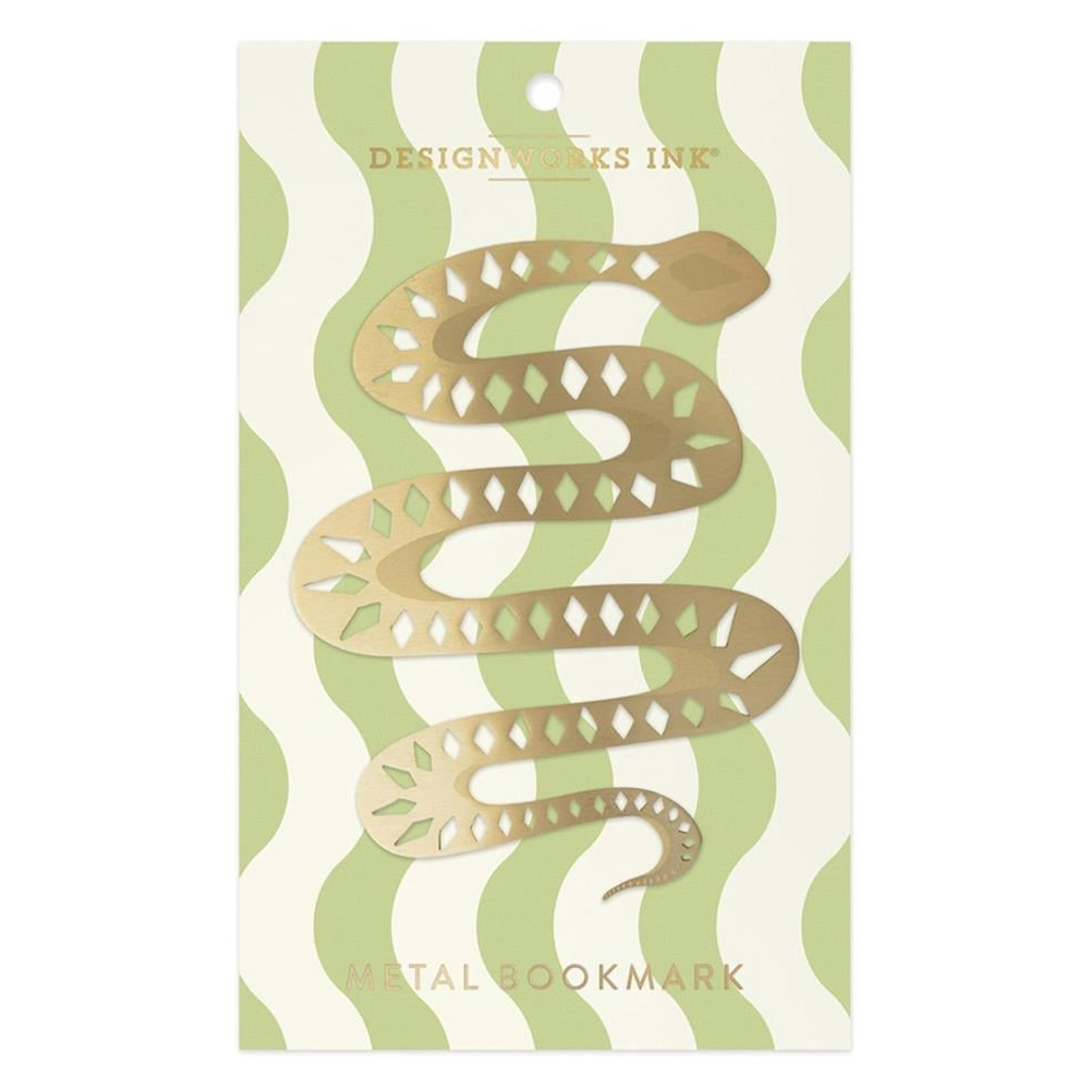DESIGNWORKS INK Metal Kitap Ayracı 14 cm Mister Slithers