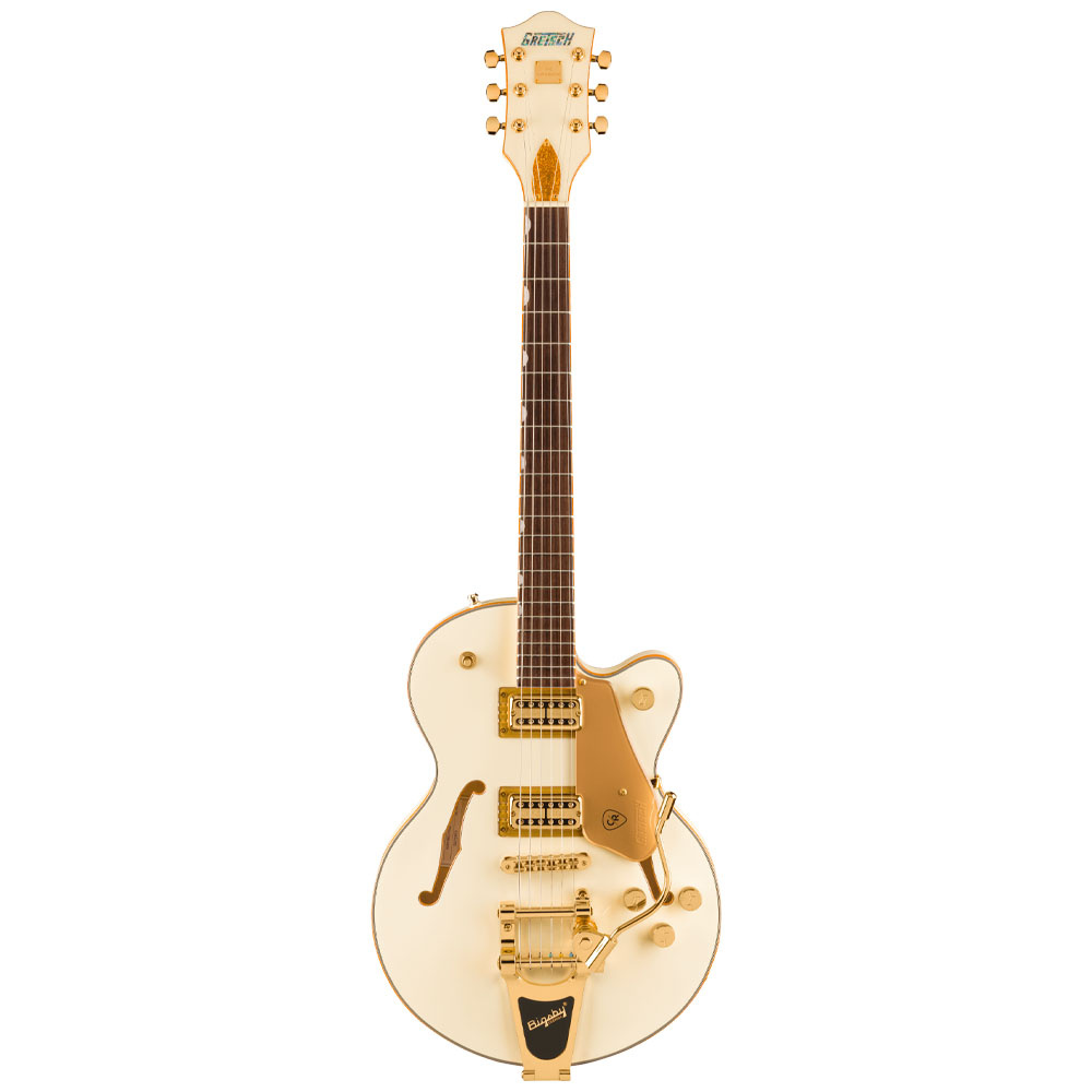 GRETSCH Chris Rocha Broadkaster Jr. Center Block Gülağacı Klavye Vintage White Elektro Gitar