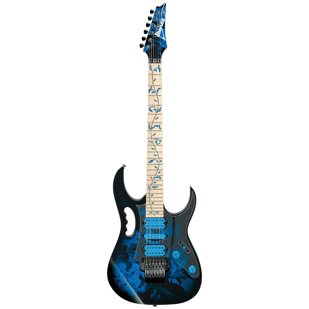 Ibanez JEM77P-BFP Blue Floral Pattern Elektro Gitar (Case Dahil)
