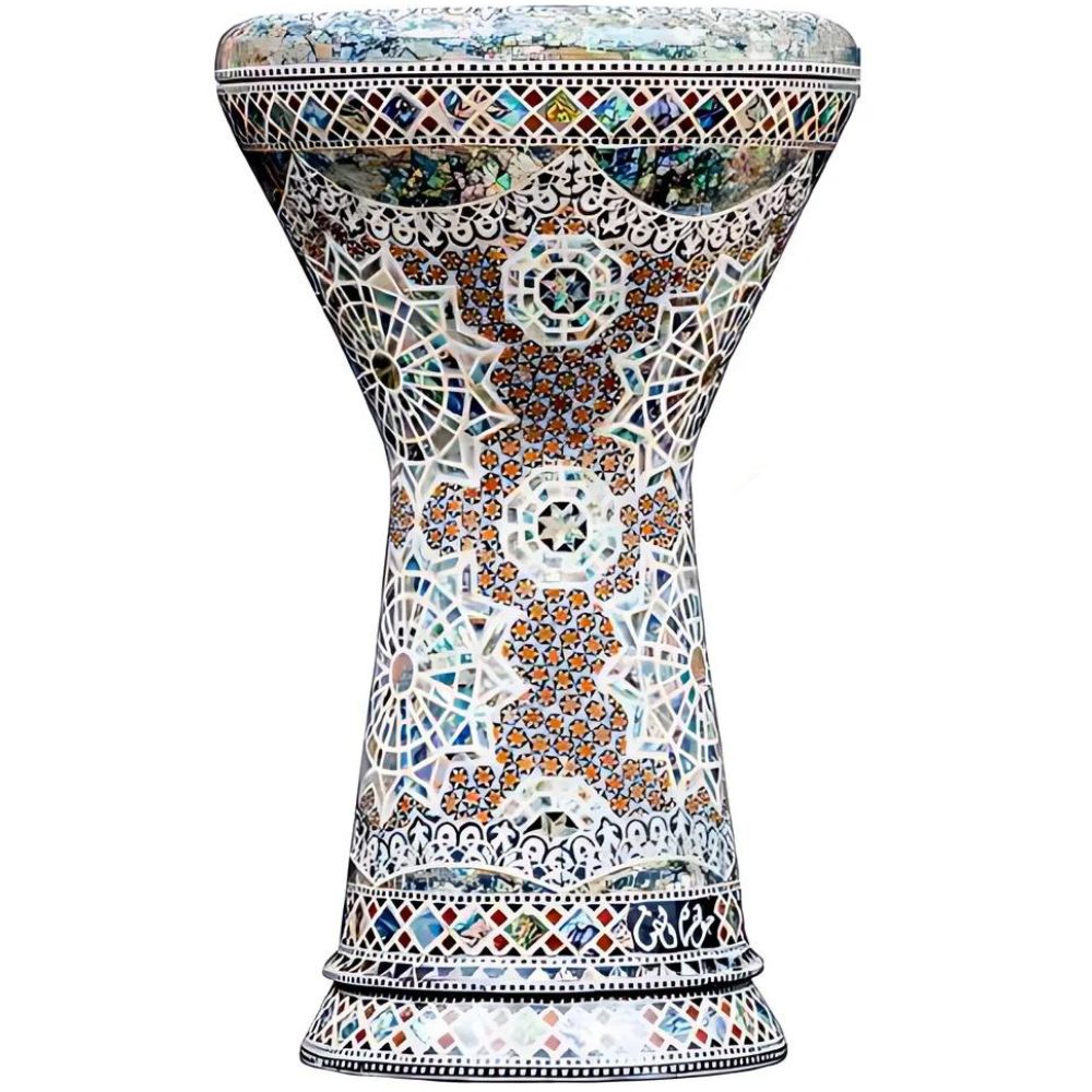 GEF ELFAN B23-6064s Gerçek Mavi Sedef Darbuka 23 cm