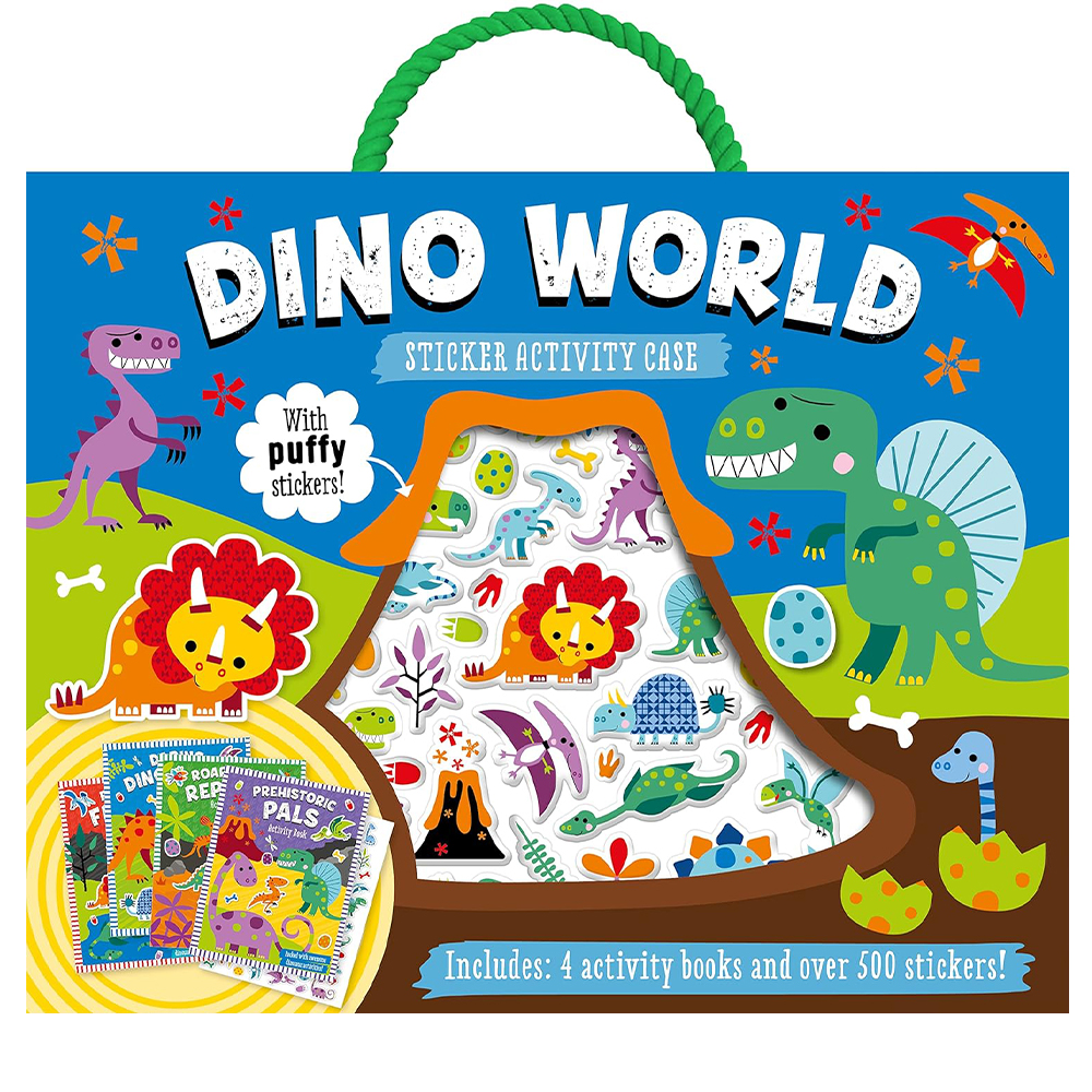 MBI - Puffy Stickers Dino World Sticker Activity Case