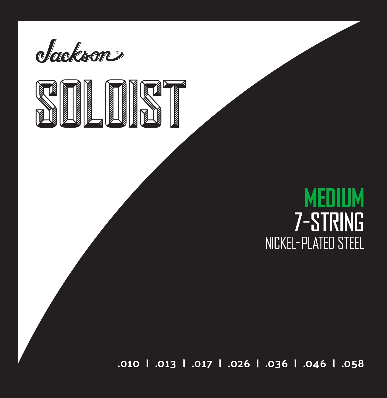 Jackson Soloist Strings 7 String NPS Medium .010-.058 Elektro Gitar Teli