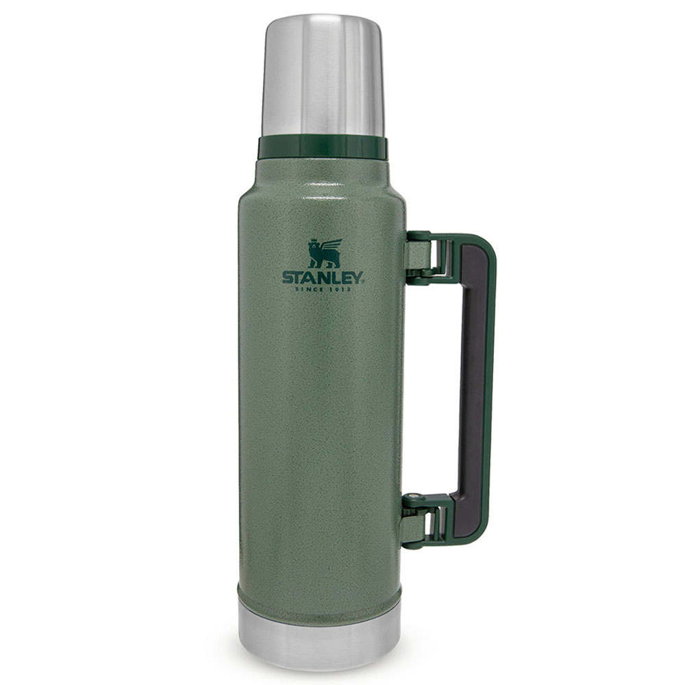 STANLEY 1.4L Classic Legendary Bottle Hammertone Green - Efsane Stanley Termos Yeşil