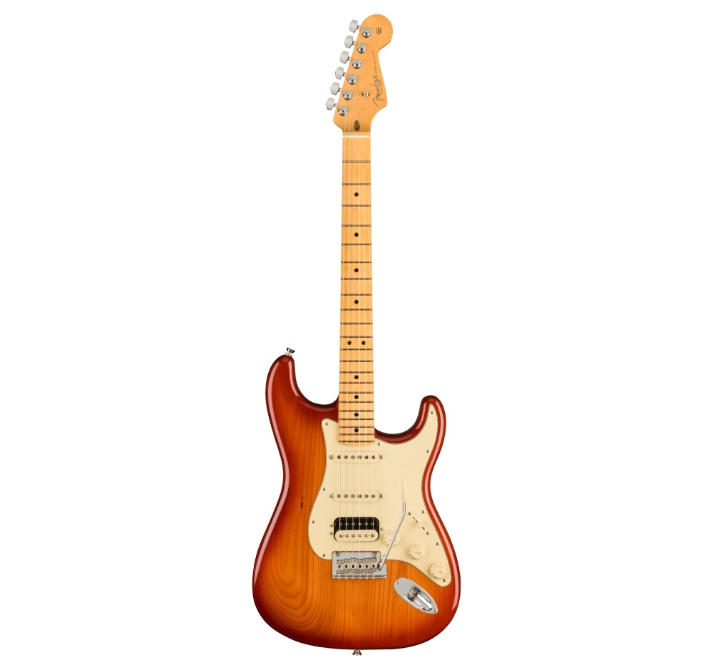 Fender American Professional II Stratocaster HSS Akçaağaç Klavye Sienna Sunburst Elektro Gitar