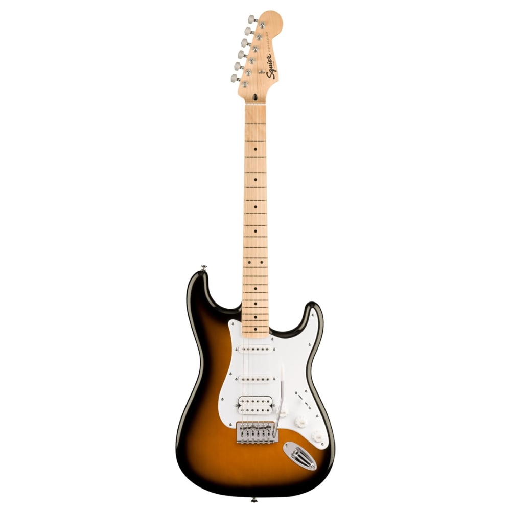 Squier FSR Sonic Stratocaster HSS Akçaağaç Klavye WPG 2 Ton Sunburst Elektro Gitar