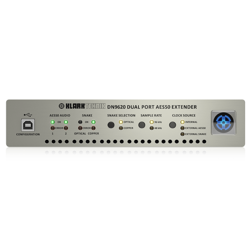KLARK TEKNIK DN9620 Çift Port AES50 Extender Ve Multiplexer