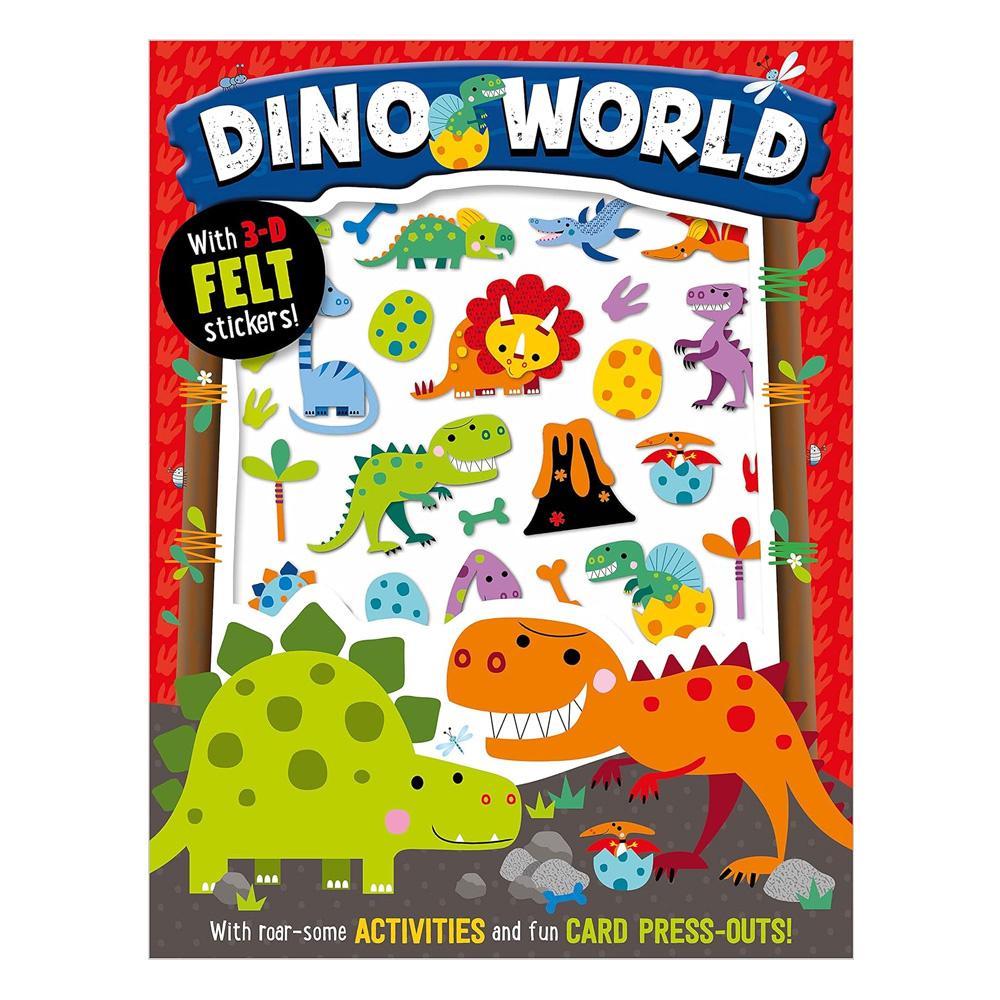 MBI - Felt Stickers Dino World Activity Book