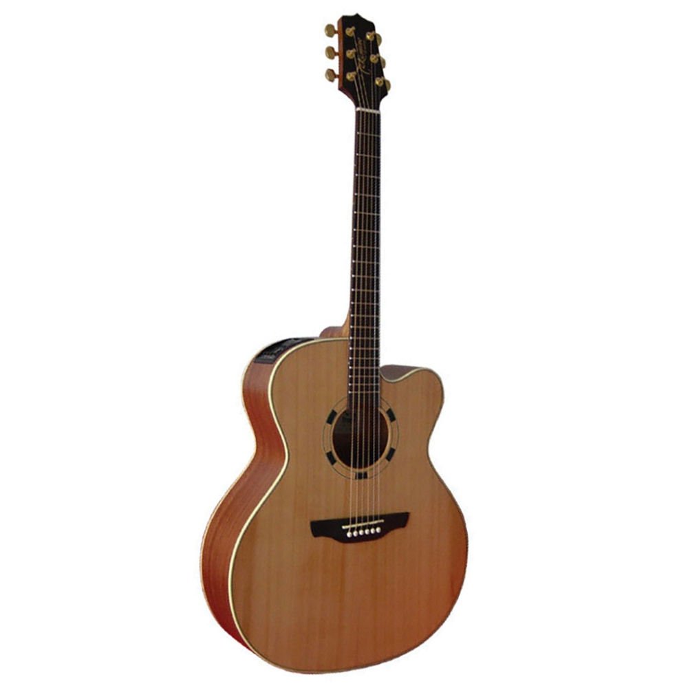 TAKAMINE ED05SC NS Natural Satin Jumbo Elektro Akustik Gitar