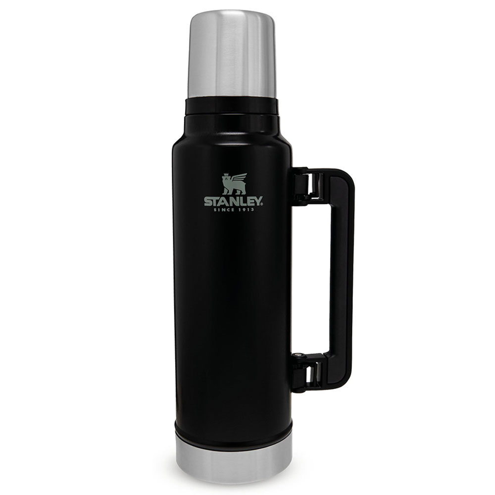 STANLEY 1.4L Classic Legendary Bottle Matte Black - Efsane Stanley Termos Siyah